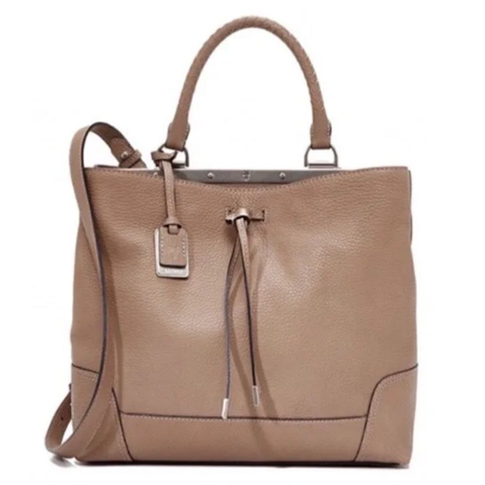 NWT Frye Faye Shoulder Bag- Gray/Taupe